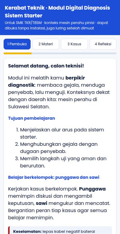 Modul: halaman Pembuka
