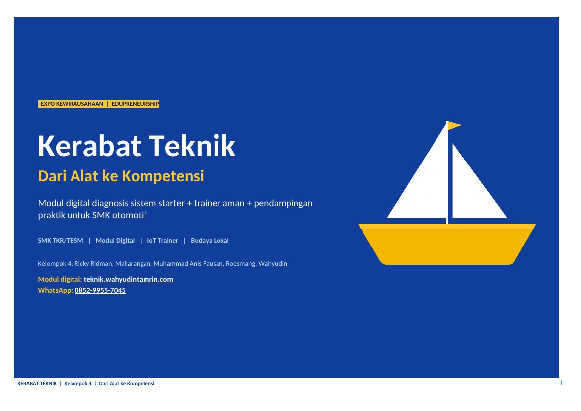 Pitch deck: sampul